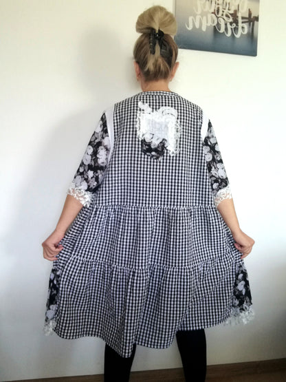 Plus Size Summer Dress 2X/3XL Maxi Smock Dress