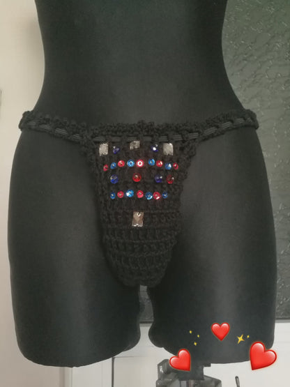 Black Man Thong XL Sexy Thong For Men Erotic Underwear