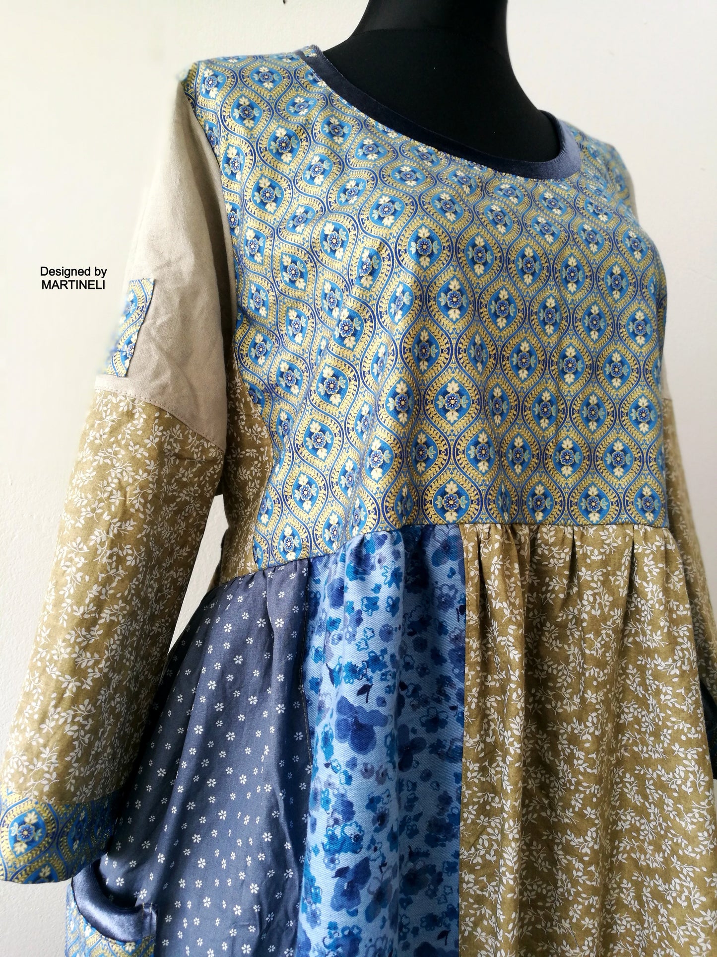 Plus Size Floral Dress,4XL Maxi Cotton Dress