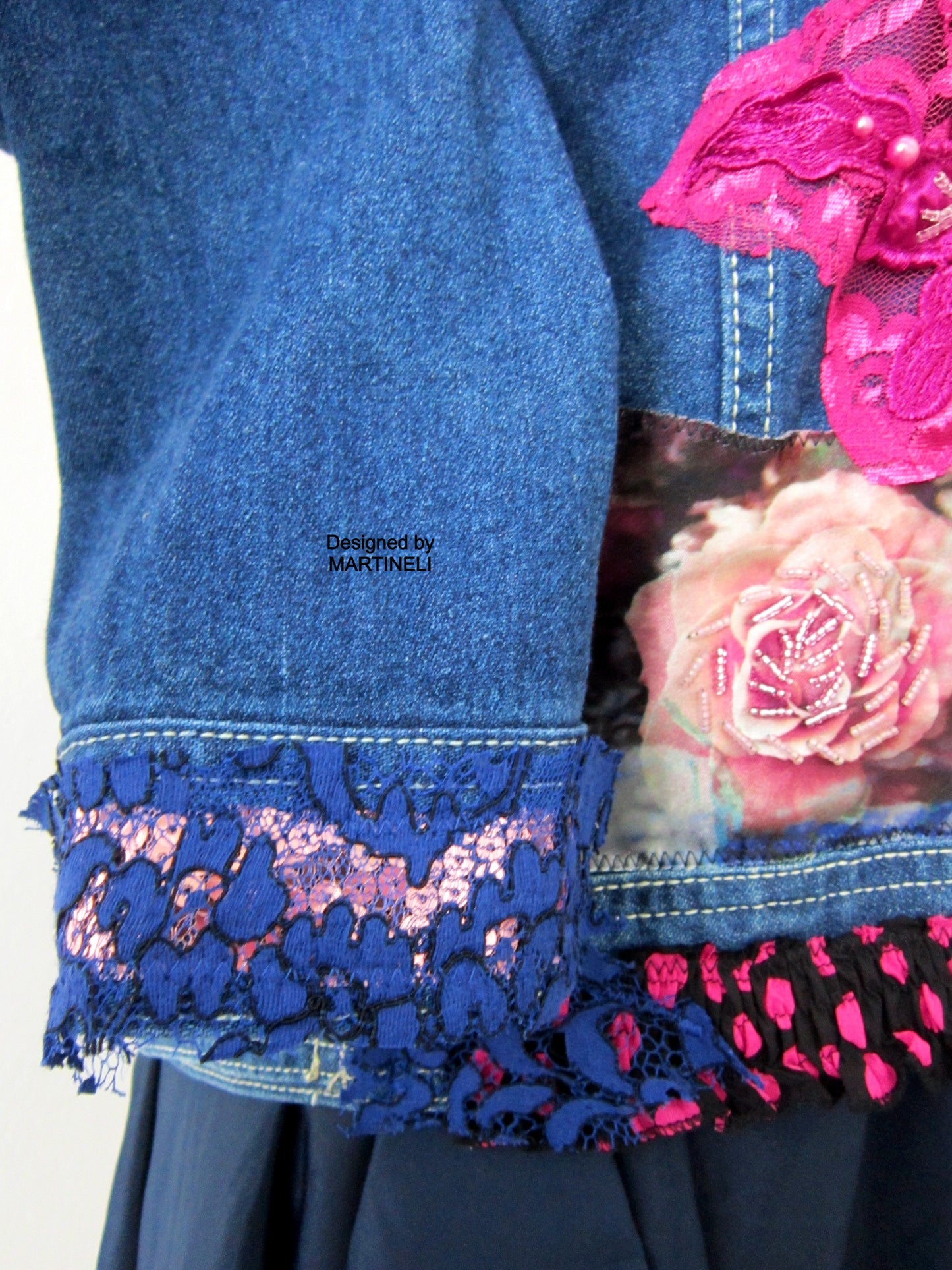 Embroidered Denim Jacket,M/L Denim Jacket Outfit