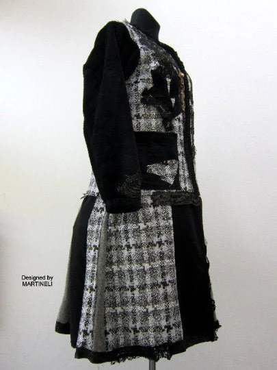 Plus SizePL Wool Coat for Women,XL/2XL Boho Chic Coat