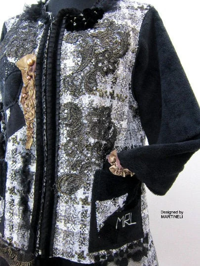 Plus SizePL Wool Coat for Women,XL/2XL Boho Chic Coat